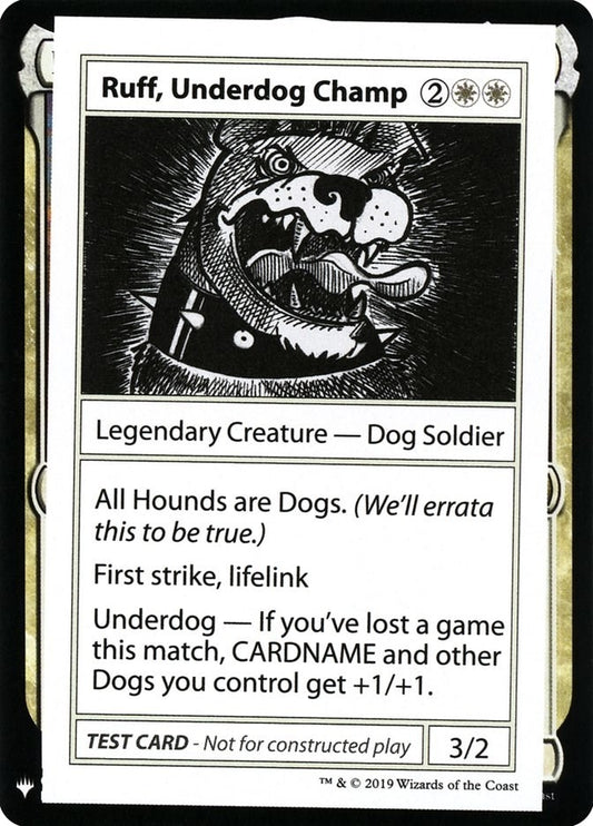 Image for Ruff, Underdog Champ (Mystery Booster: Convention Edition Exclusives) - Magic: The Gathering
