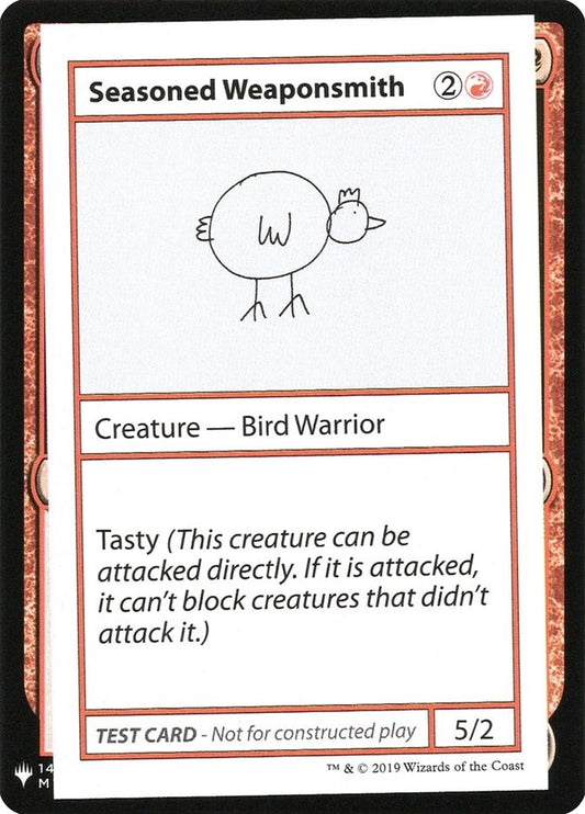 Image for Seasoned Weaponsmith (Mystery Booster: Convention Edition Exclusives) - Magic: The Gathering