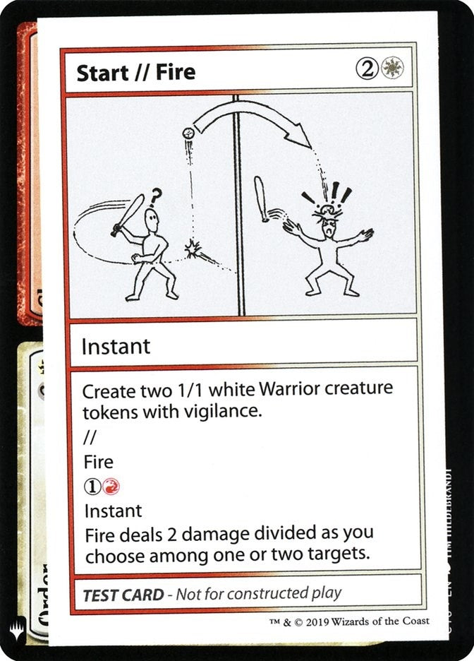 Image for Start // Fire (Mystery Booster: Convention Edition Exclusives) - Magic: The Gathering