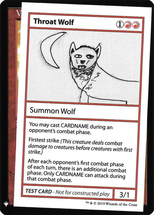 Image for Throat Wolf (Mystery Booster: Convention Edition Exclusives) - Magic: The Gathering