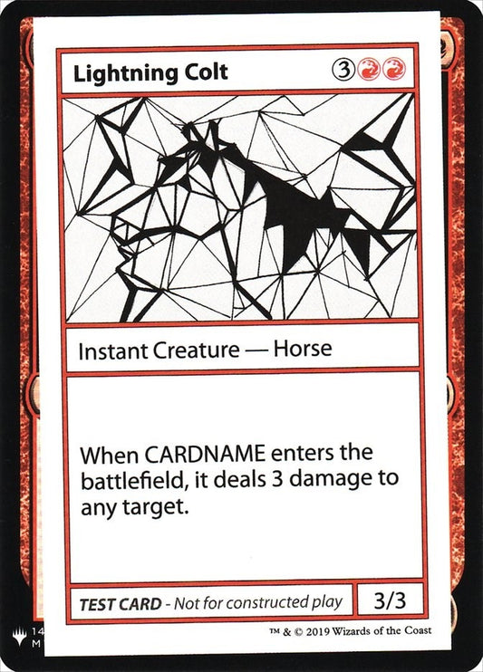Image for Lightning Colt (Mystery Booster: Convention Edition Exclusives) - Magic: The Gathering