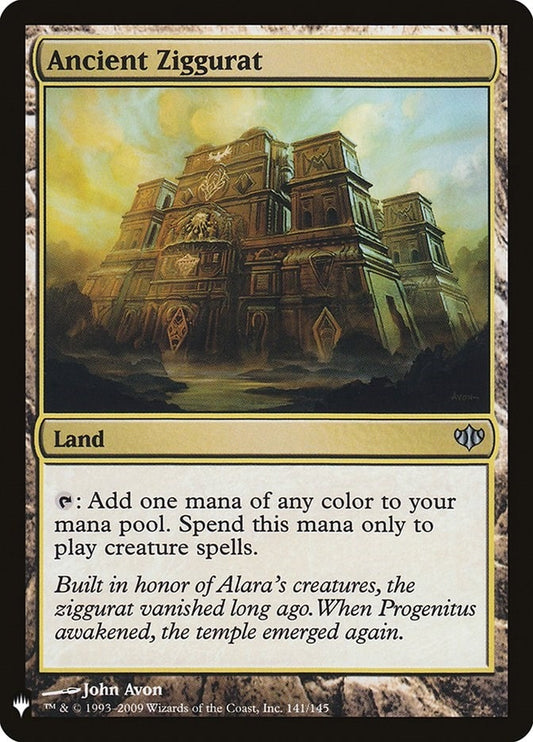 Image for Ancient Ziggurat (141) (The List Reprints) - Magic: The Gathering
