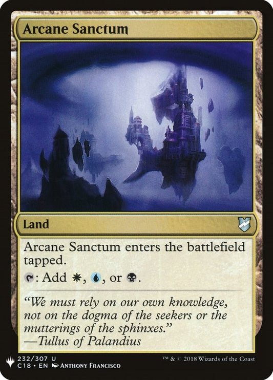 Image for Arcane Sanctum (C18) (232) (The List Reprints) - Magic: The Gathering