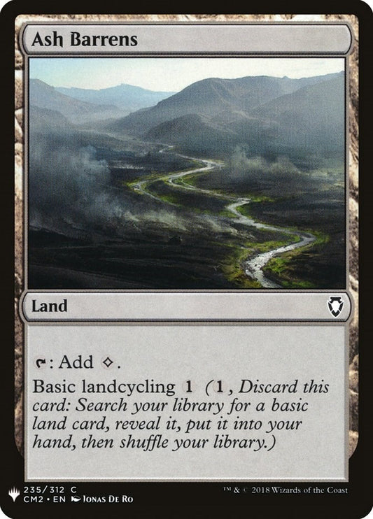 Image for Ash Barrens (235) (The List Reprints) - Magic: The Gathering