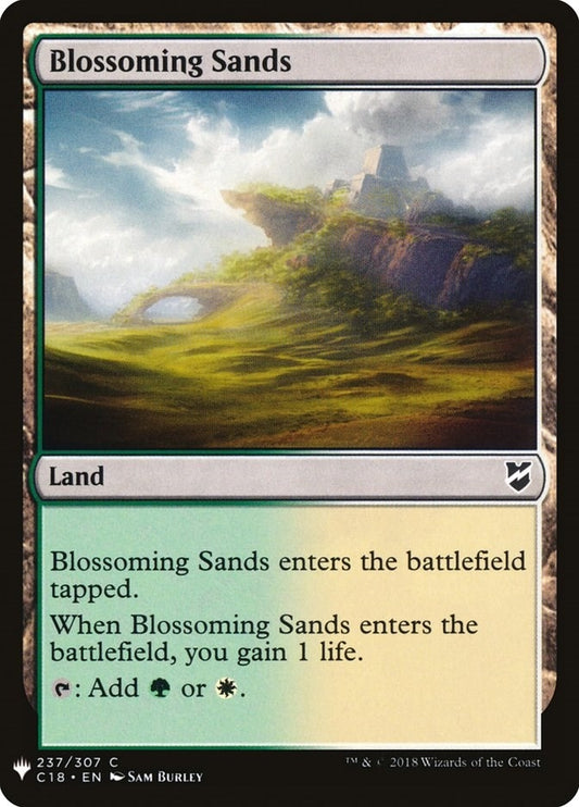 Image for Blossoming Sands (237) (The List Reprints) - Magic: The Gathering