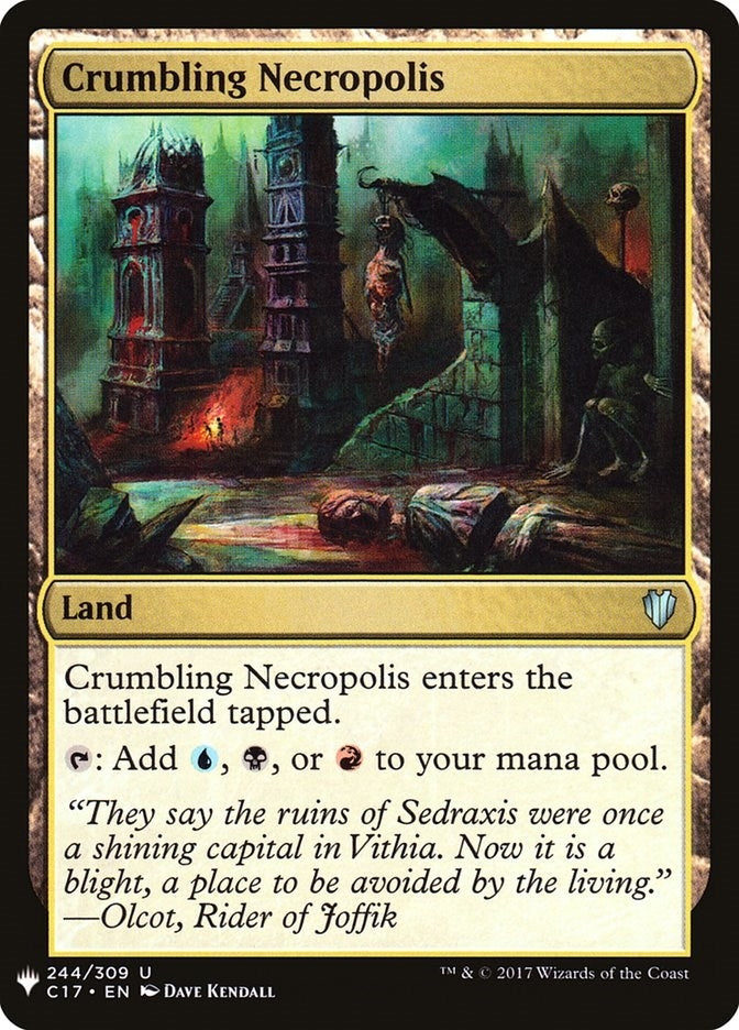 Image for Crumbling Necropolis (244) (The List Reprints) - Magic: The Gathering