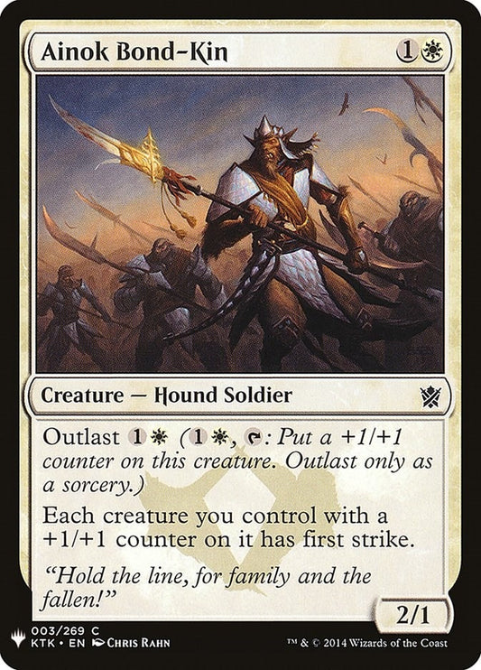 Image for Ainok Bond-Kin (3) (The List Reprints) - Magic: The Gathering