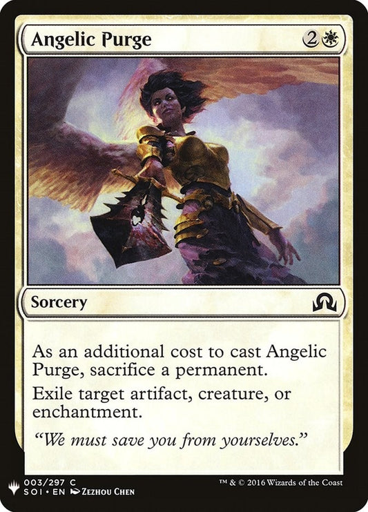 Image for Angelic Purge (3) (The List Reprints) - Magic: The Gathering