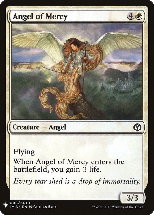 Image for Angel of Mercy (6) (The List Reprints) - Magic: The Gathering