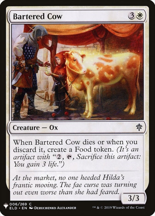 Image for Bartered Cow (6) (The List Reprints) - Magic: The Gathering