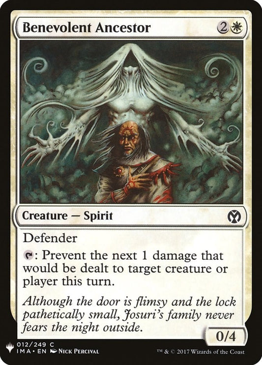 Image for Benevolent Ancestor (12) (The List Reprints) - Magic: The Gathering