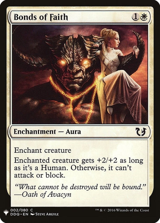 Image for Bonds of Faith (2) (The List Reprints) - Magic: The Gathering
