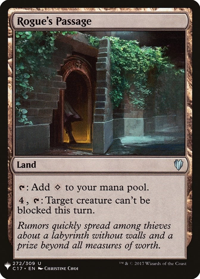 Image for Rogue's Passage (C17) (272) (The List Reprints) - Magic: The Gathering
