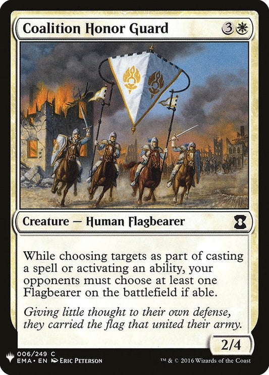 Image for Coalition Honor Guard (6) (The List Reprints) - Magic: The Gathering