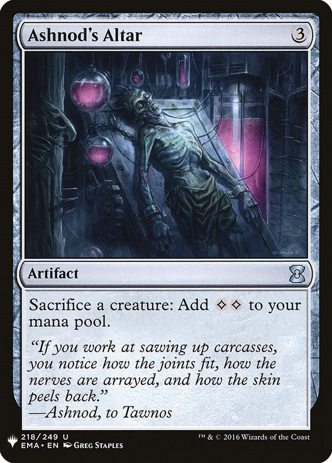 Image for Ashnod's Altar (218) (The List Reprints) - Magic: The Gathering