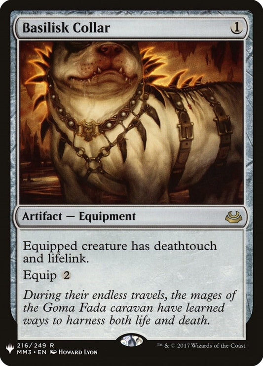 Image for Basilisk Collar (MM3) (216) (The List Reprints) - Magic: The Gathering