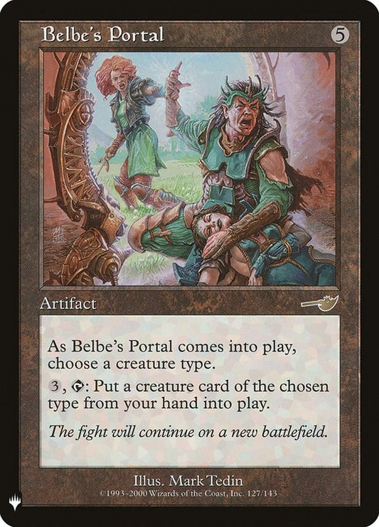 Image for Belbe's Portal (127) (The List Reprints) - Magic: The Gathering