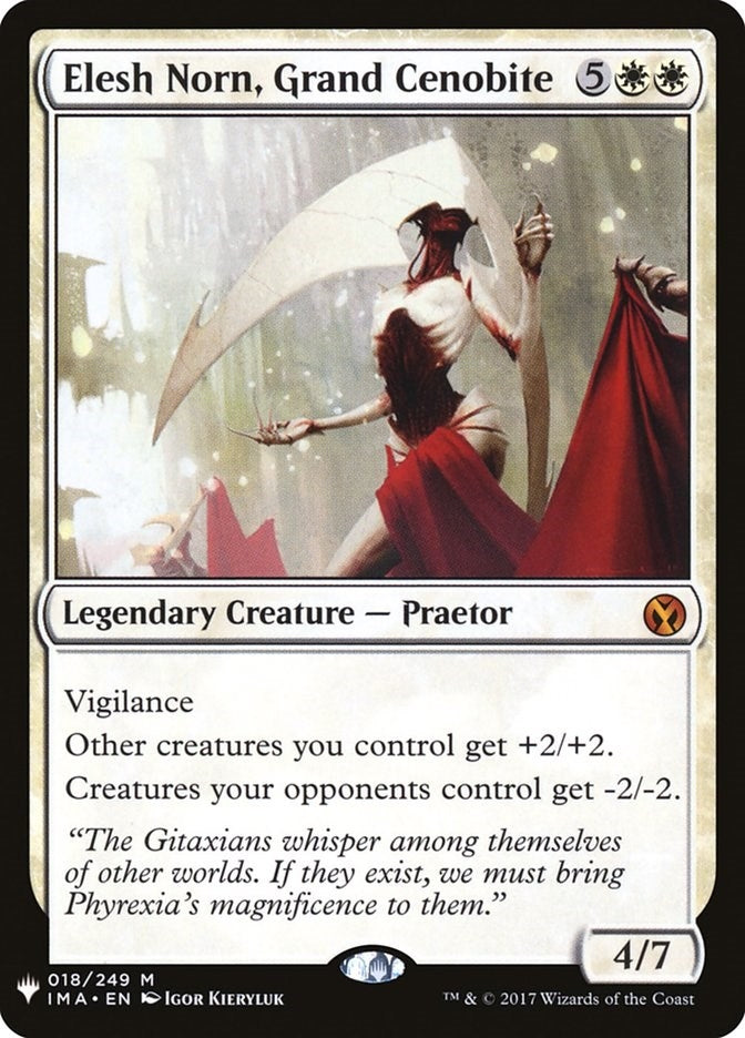 Image for Elesh Norn, Grand Cenobite (18) (The List Reprints) - Magic: The Gathering