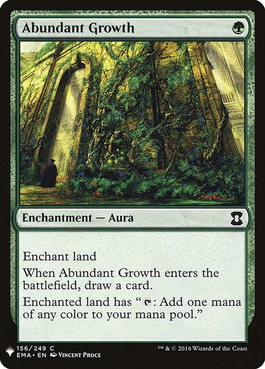 Image for Abundant Growth (156) (The List Reprints) - Magic: The Gathering