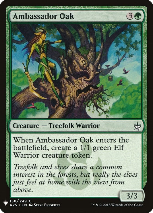Image for Ambassador Oak (158) (The List Reprints) - Magic: The Gathering