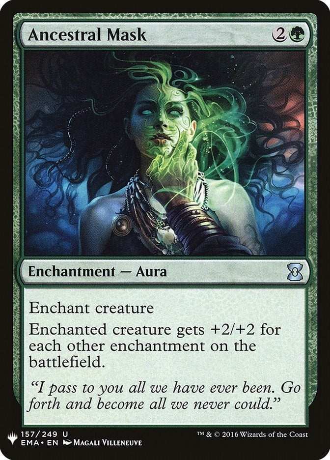 Image for Ancestral Mask (157) (The List Reprints) - Magic: The Gathering