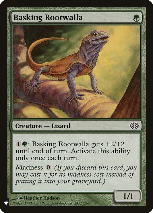 Image for Basking Rootwalla (2) (The List Reprints) - Magic: The Gathering