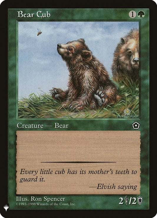 Image for Bear Cub (The List Reprints) - Magic: The Gathering