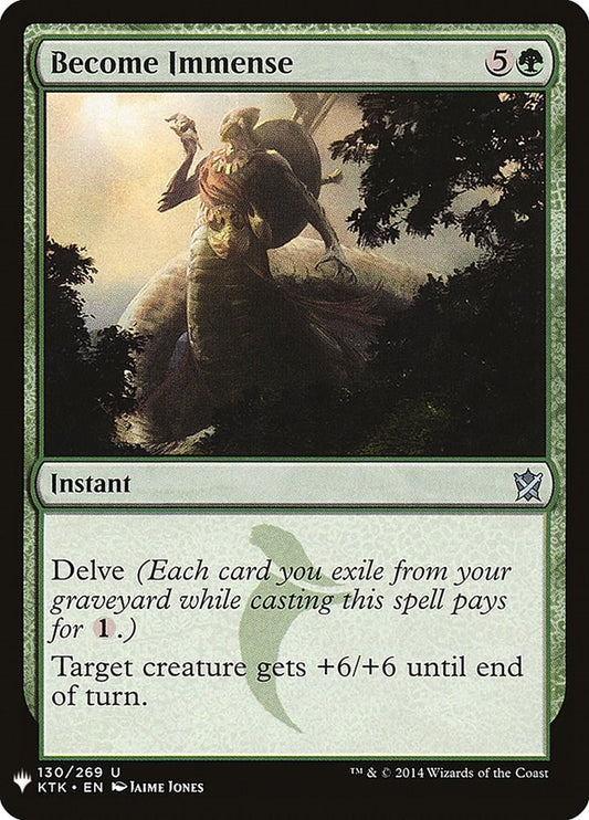 Image for Become Immense (130) (The List Reprints) - Magic: The Gathering