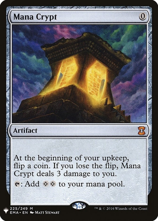 Image for Mana Crypt (225) (The List Reprints) - Magic: The Gathering