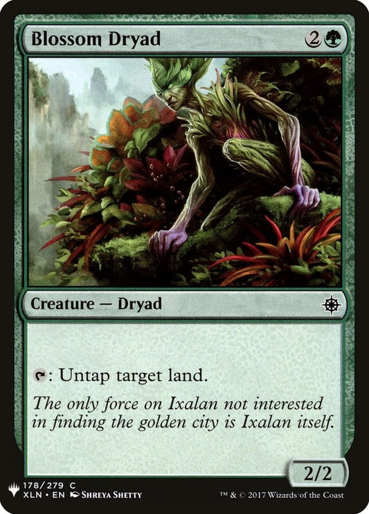 Image for Blossom Dryad (178) (The List Reprints) - Magic: The Gathering