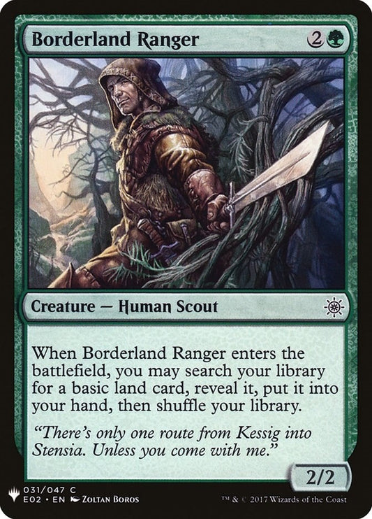 Image for Borderland Ranger (31) (The List Reprints) - Magic: The Gathering
