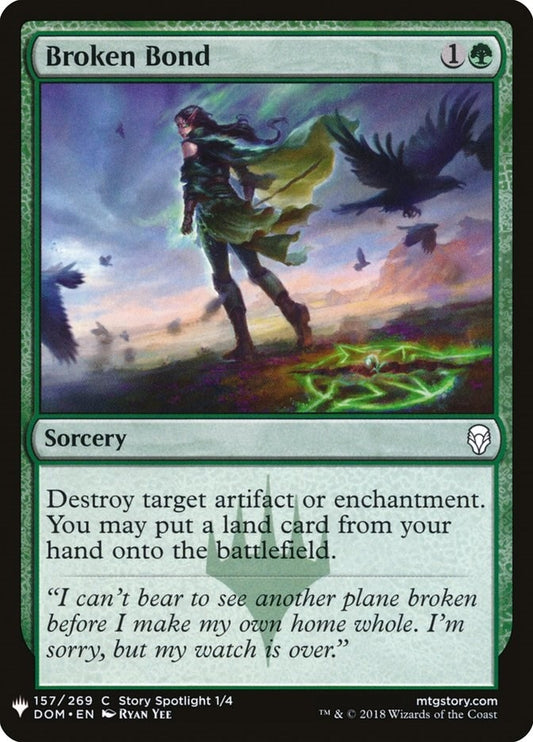 Image for Broken Bond (157) (The List Reprints) - Magic: The Gathering