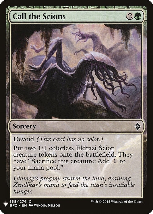 Image for Call the Scions (165) (The List Reprints) - Magic: The Gathering