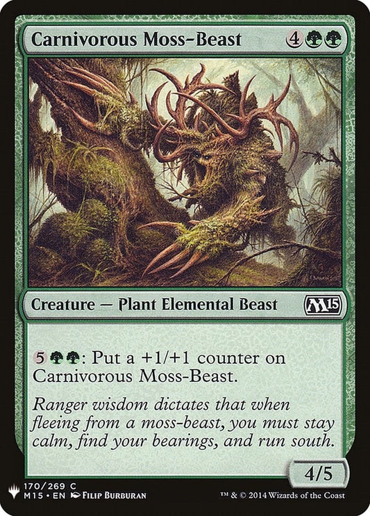 Image for Carnivorous Moss-Beast (170) (The List Reprints) - Magic: The Gathering