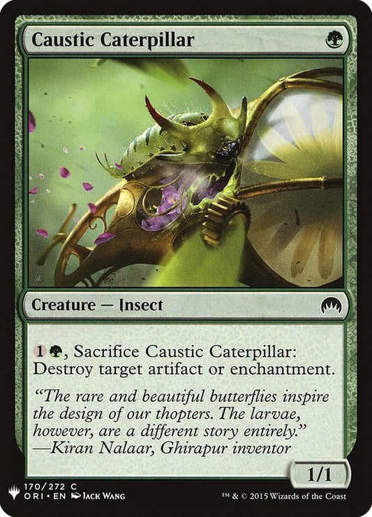 Image for Caustic Caterpillar (170) (The List Reprints) - Magic: The Gathering