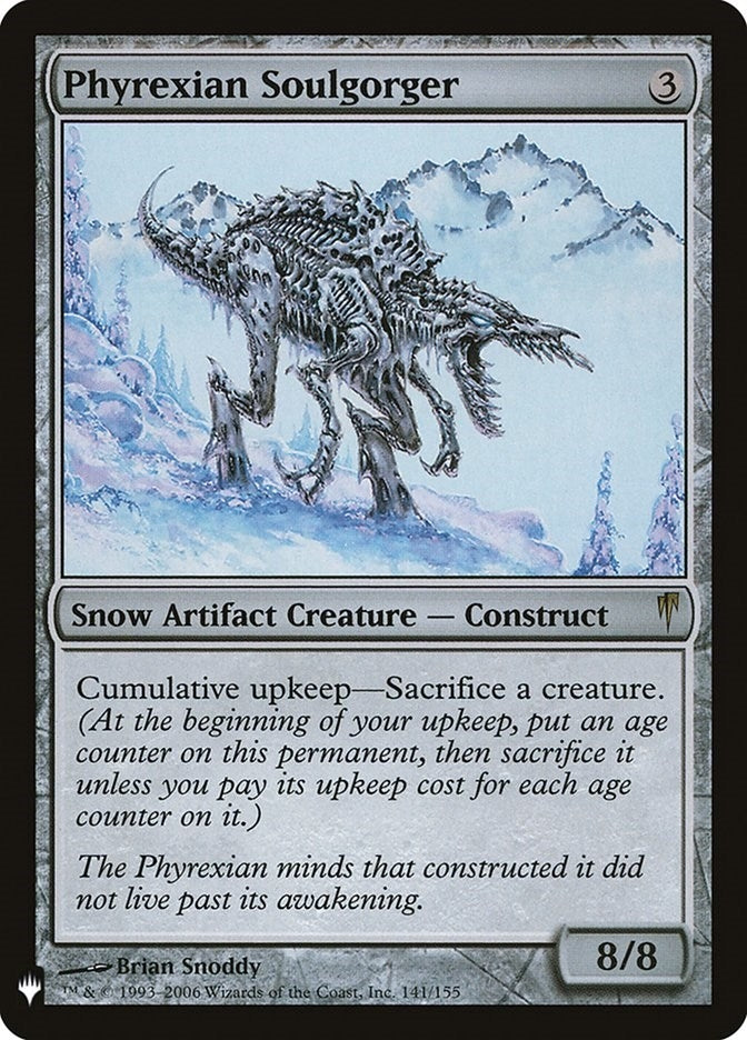 Image for Phyrexian Soulgorger (141/155) (The List Reprints) - Magic: The Gathering