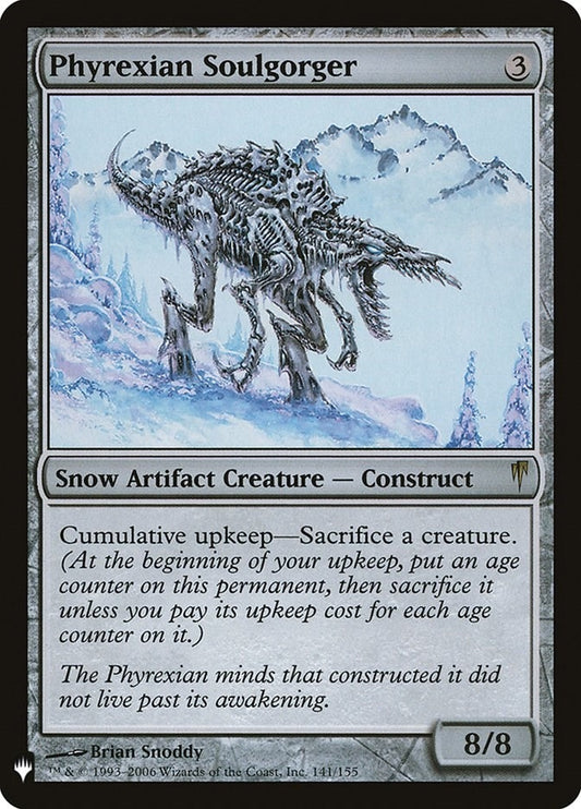 Image for Phyrexian Soulgorger (141/155) (The List Reprints) - Magic: The Gathering