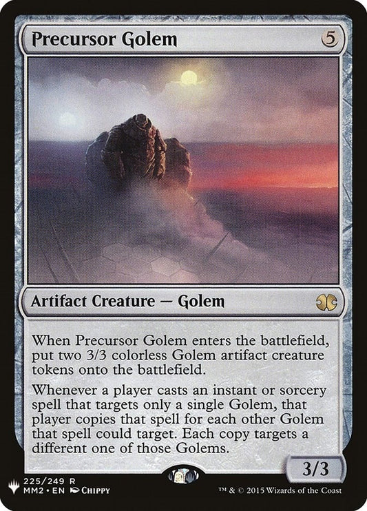 Image for Precursor Golem (225/249) (The List Reprints) - Magic: The Gathering
