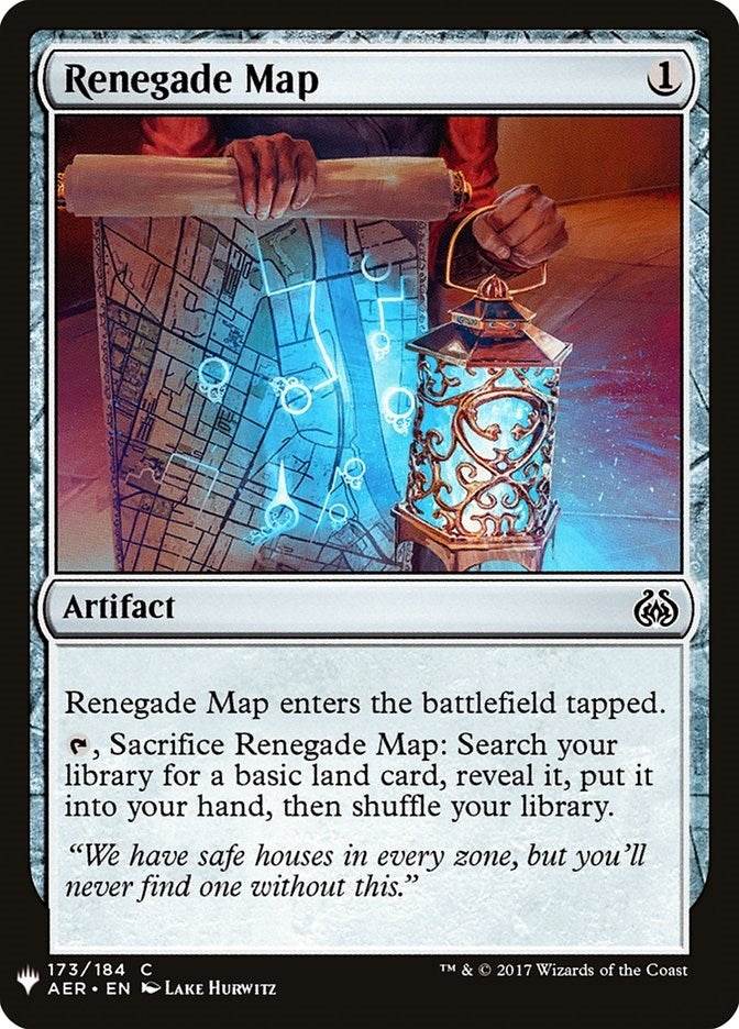 Image for Renegade Map (173) (The List Reprints) - Magic: The Gathering