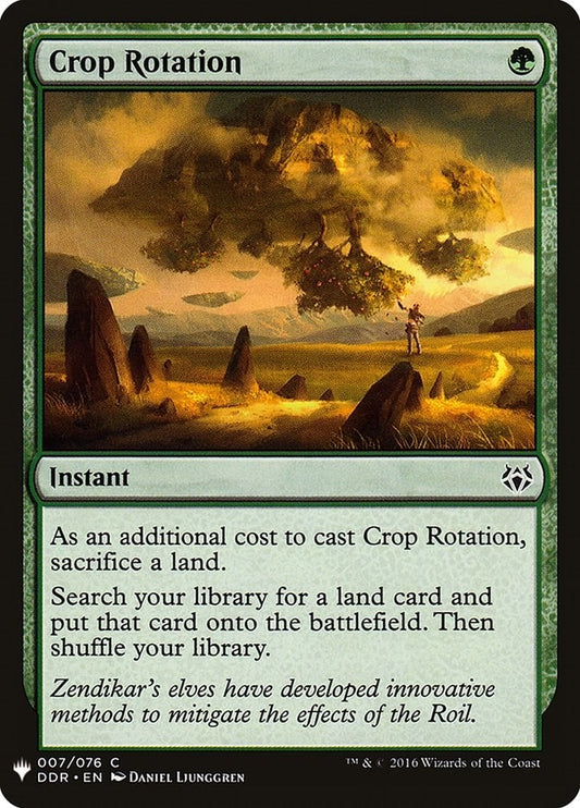 Image for Crop Rotation (7) (The List Reprints) - Magic: The Gathering