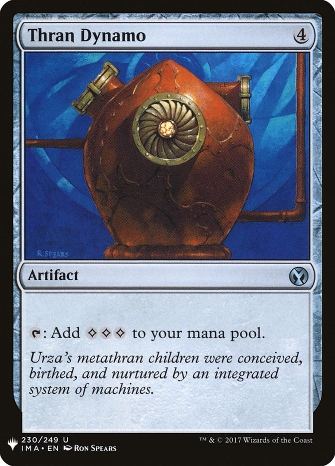 Image for Thran Dynamo (230) (The List Reprints) - Magic: The Gathering