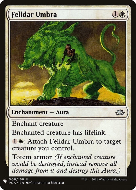 Image for Felidar Umbra (6) (The List Reprints) - Magic: The Gathering
