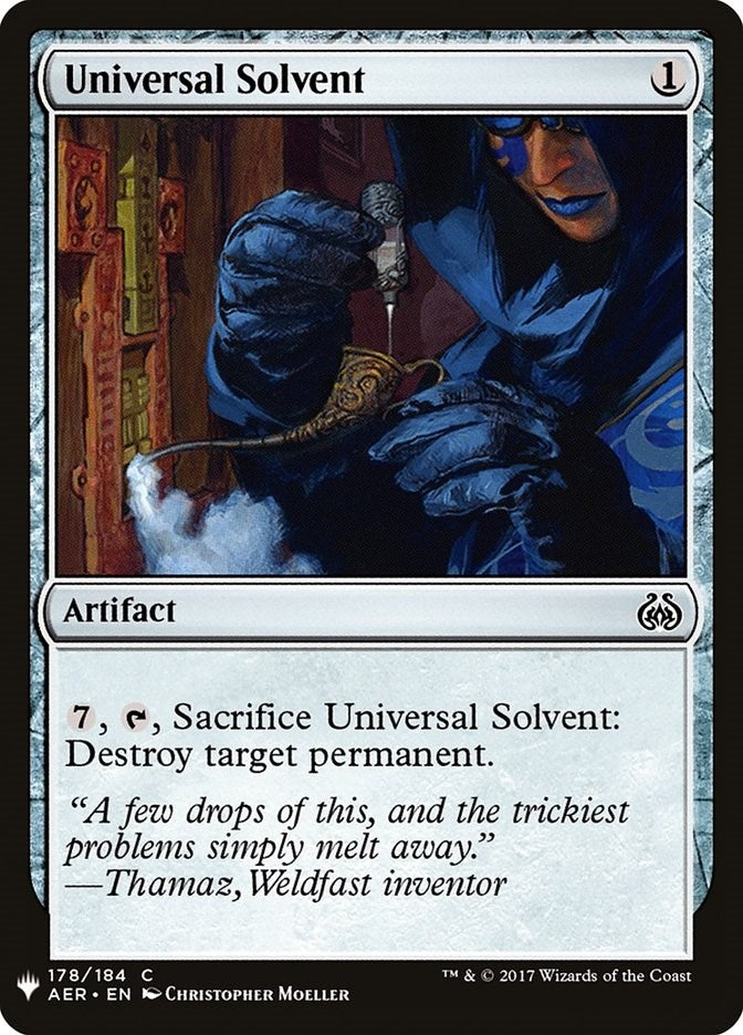 Image for Universal Solvent (178) (The List Reprints) - Magic: The Gathering