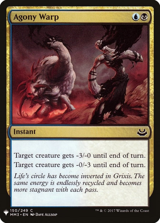 Image for Agony Warp (150) (The List Reprints) - Magic: The Gathering
