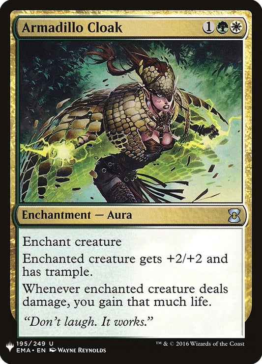 Image for Armadillo Cloak (195) (The List Reprints) - Magic: The Gathering