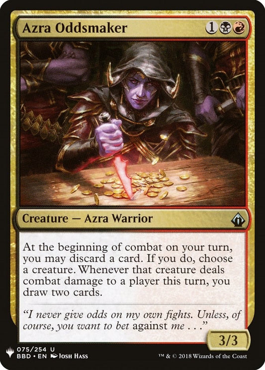 Image for Azra Oddsmaker (75) (The List Reprints) - Magic: The Gathering