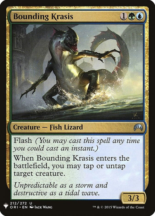 Image for Bounding Krasis (212) (The List Reprints) - Magic: The Gathering