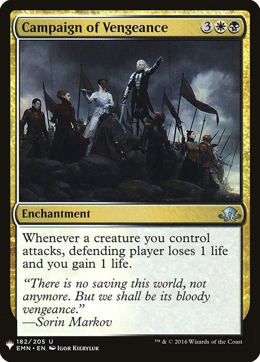 Image for Campaign of Vengeance (182) (The List Reprints) - Magic: The Gathering