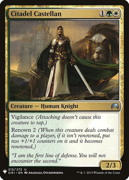 Image for Citadel Castellan (213) (The List Reprints) - Magic: The Gathering