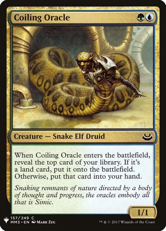 Image for Coiling Oracle (157) (The List Reprints) - Magic: The Gathering
